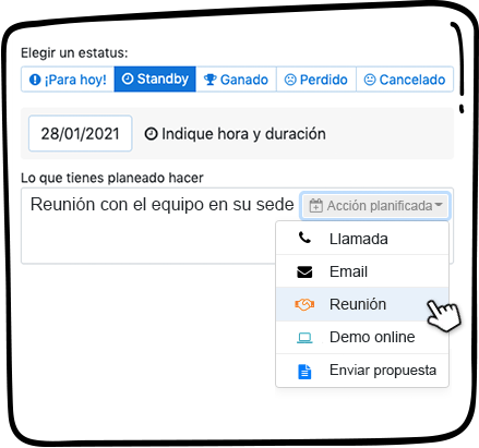 seguimiento de ventas